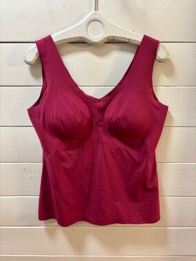 KNIX Red Raspberry Wireless Tank Bra XXXL
